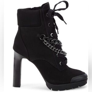 Viviana Chain Lace-Up Boots